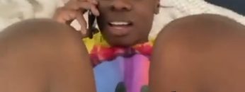 She Is On the Call With Her Man while Moaning For Another Guy In A Hotel