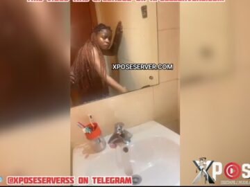 Full Læks Of Tunde From Lagos Fµ¢k!ng His Sis Neighbor’s Daughter Chidinma In Their Bathroom