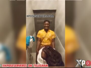 Betraying Sæxtape Læks Video Of Lagos Bestie Kelechi Umeh Fvcking His Friend’s GF VI Club Toilet