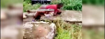Graveyard Fvcking Læk Video Of Osun Man Pounding Married Woman Funmilayo Raw In Osogbo Cemetery – Caught By Grave Keeper Baba Tunde As Her Hubby Dey Abroad