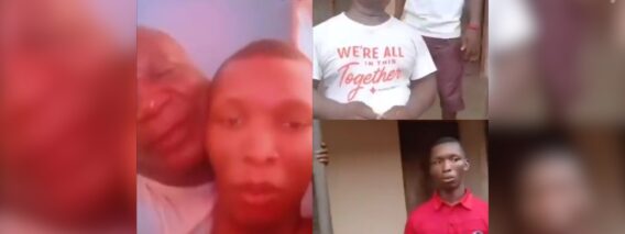 Læks Video Of Elderly Man Almost Beaten To Death In Imo After He Was Caught K!ssing And Fvcking Younger Guy 