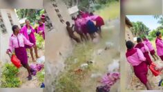 Leak Video Of Dooshima Iorver Stripped Naked By Fellow Students After Being Caught Sleeping With Their Boyfriend At Government Secondary School, Makurdi Benue, Has Leaked Online