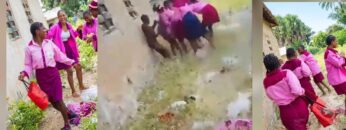 Leak Video Of Dooshima Iorver Stripped Naked By Fellow Students After Being Caught Sleeping With Their Boyfriend At Government Secondary School, Makurdi Benue, Has Leaked Online