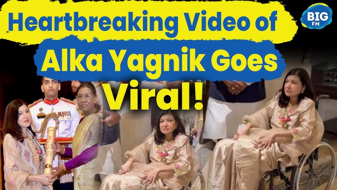 Alka Yagnik Wheelchair Viral Video: WATCH THE FULL VIDEO